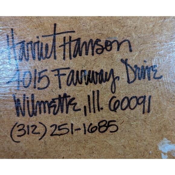 Harriet Hanson Mixed Media Artist 1970's 15" X 12" Chicago Artist See Photos - Picture 2 of 12